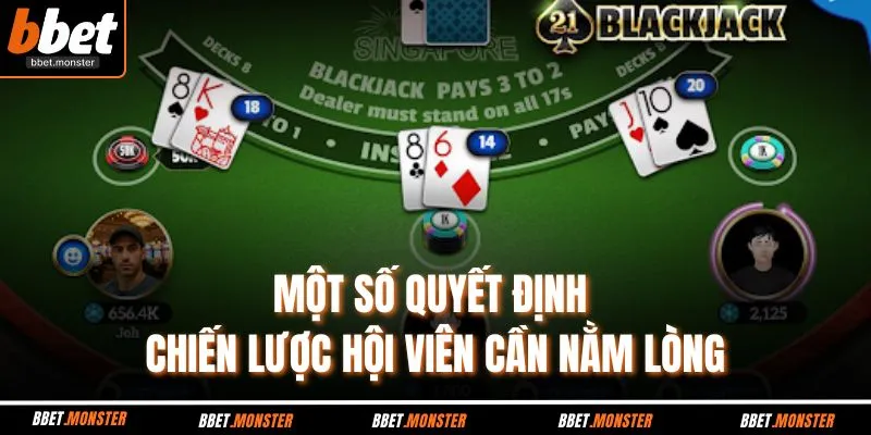 Một số quyết định chiến lược hội viên cần nằm lòng