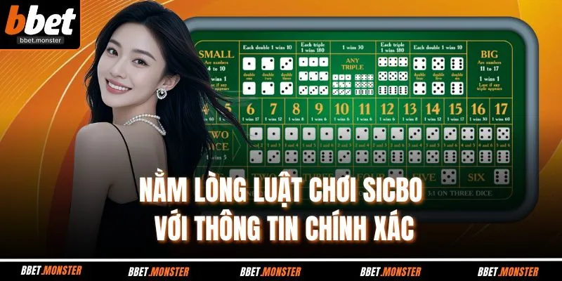 Nằm lòng luật chơi Sicbo với thông tin chính xác